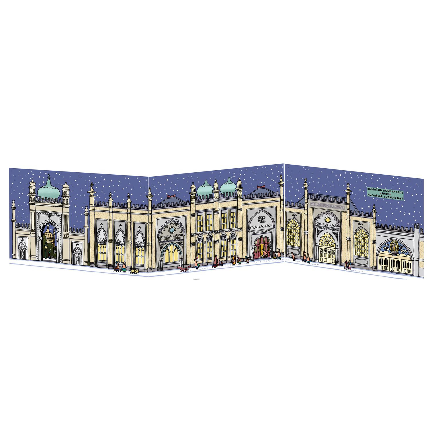 GCX Lisa Fold Out Card Christmas Dome