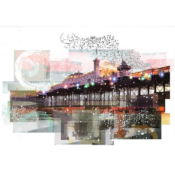 GCX Sarah Jones, Brighton Palace Pier in the Snow