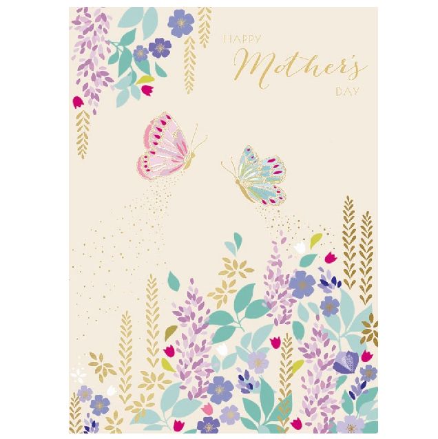 GCM BUTTERFLIES ON CREAM