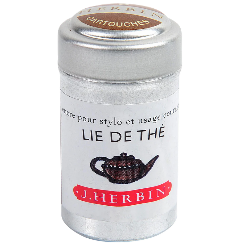 RE Herbin Cartridges Box 6 Lie de The