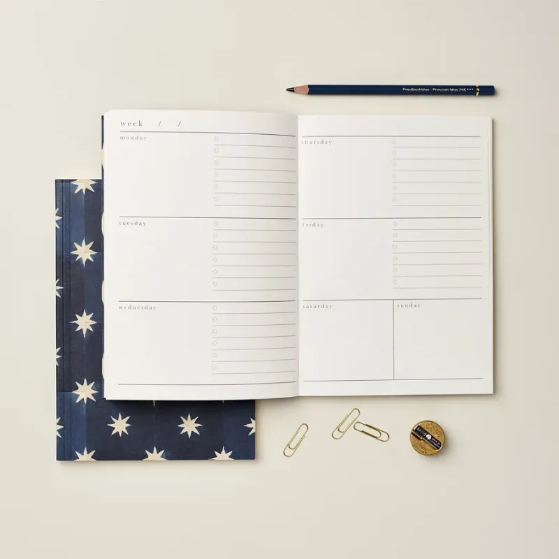 NB Navy Star Weekly Planner - undated