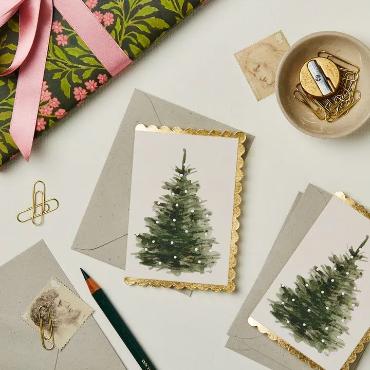 GCX No. 13 Christmas Tree Mini Greeting Card