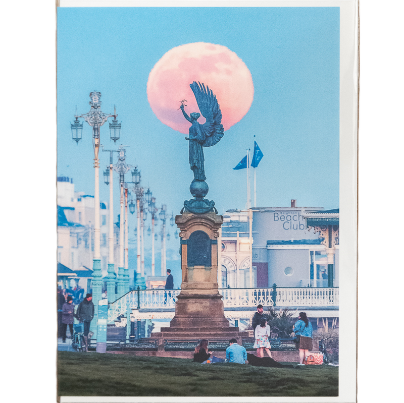 GC Pink Moon and the Peace Statue