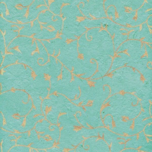 GW FLORAL Lokta (PP10), COLOUR: Aqua