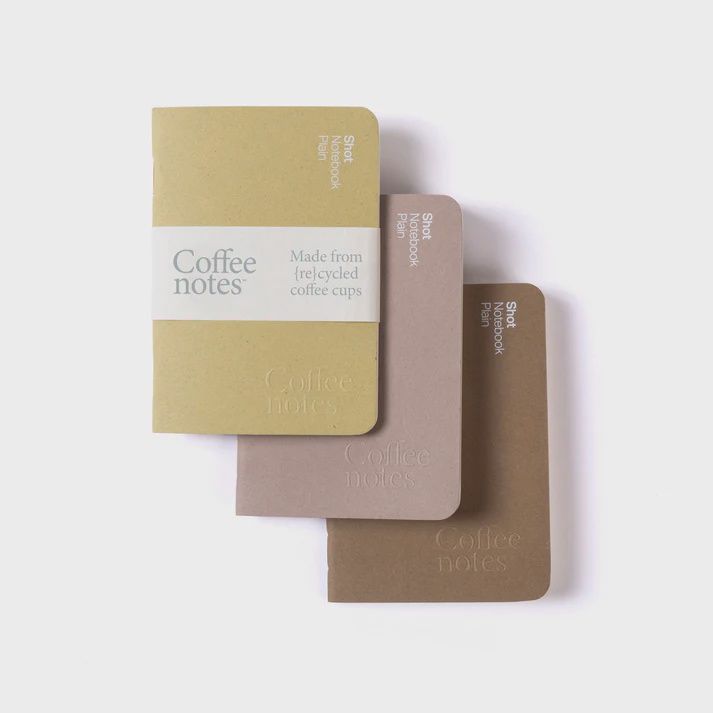NB Coffeenotes Shot Notebook Set- various collections, Collection: Nut