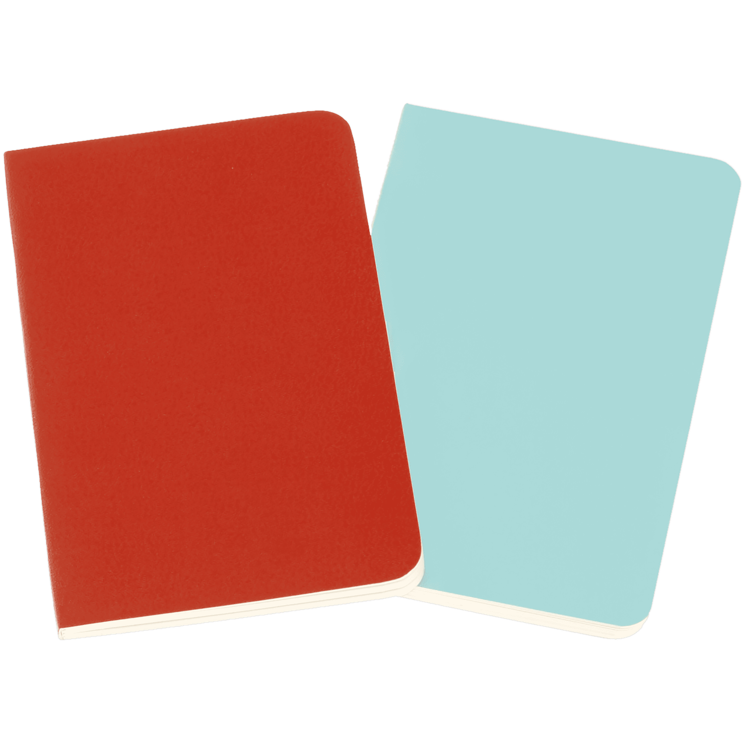 NB Moleskine Volant Range, COLOUR: Orange/Aqua, FINISH: Ruled, Size: XS