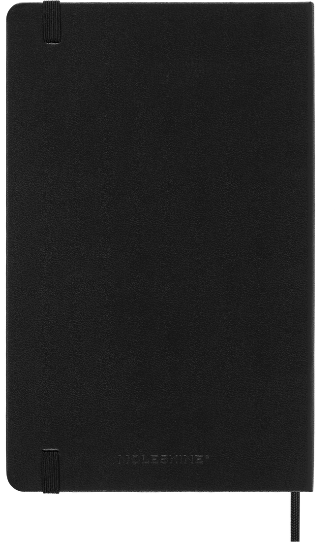 DI 2025/26 Moleskine 18m Large Diaries, COLOUR: Black, Cover: Softcover, Design: Weekly