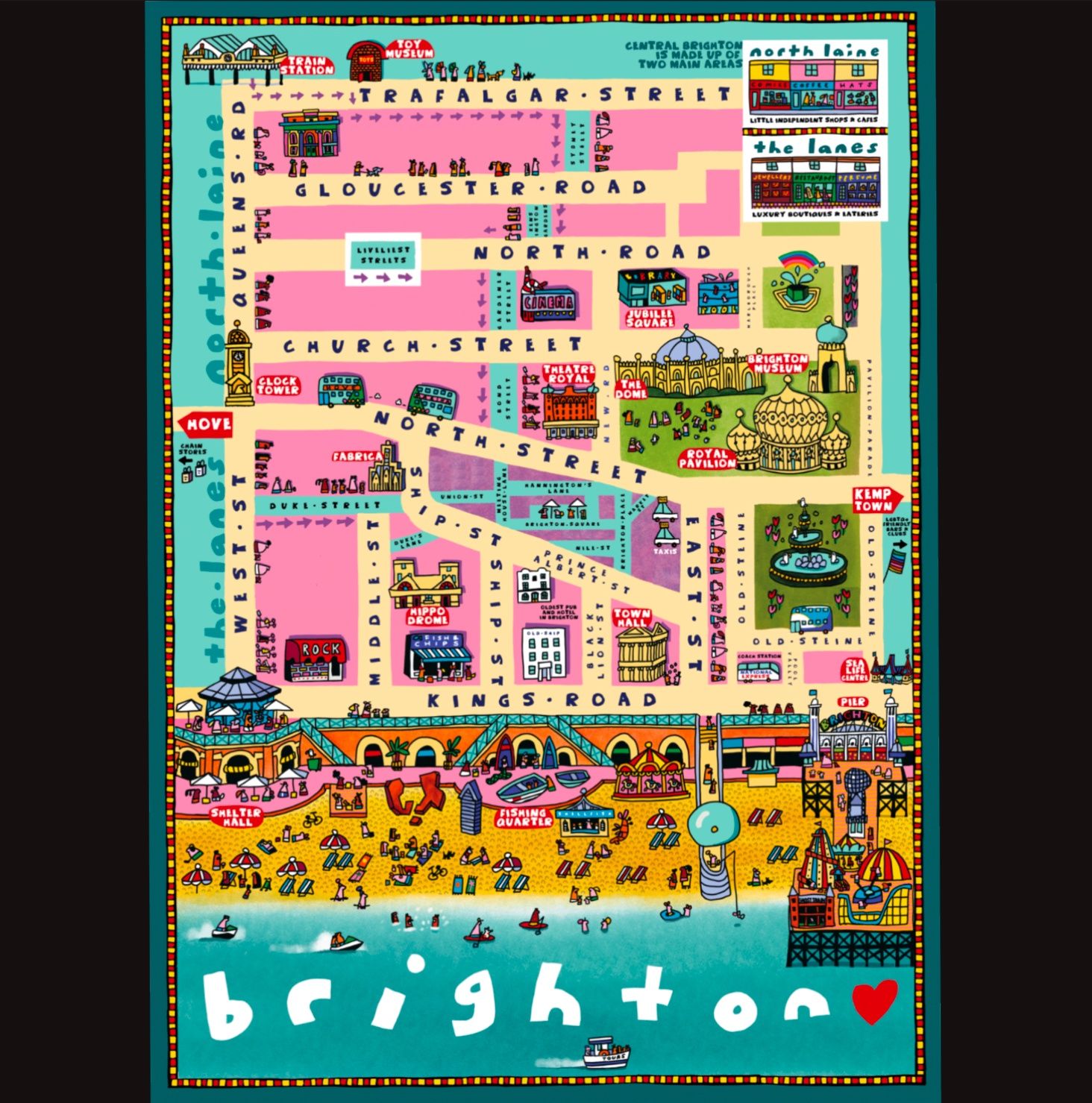 GW Lisa Holdcroft, Design: North Laine/The Lanes