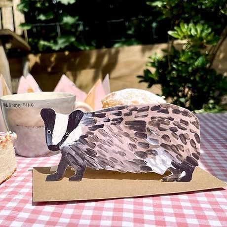 GC Badger Greeting Card