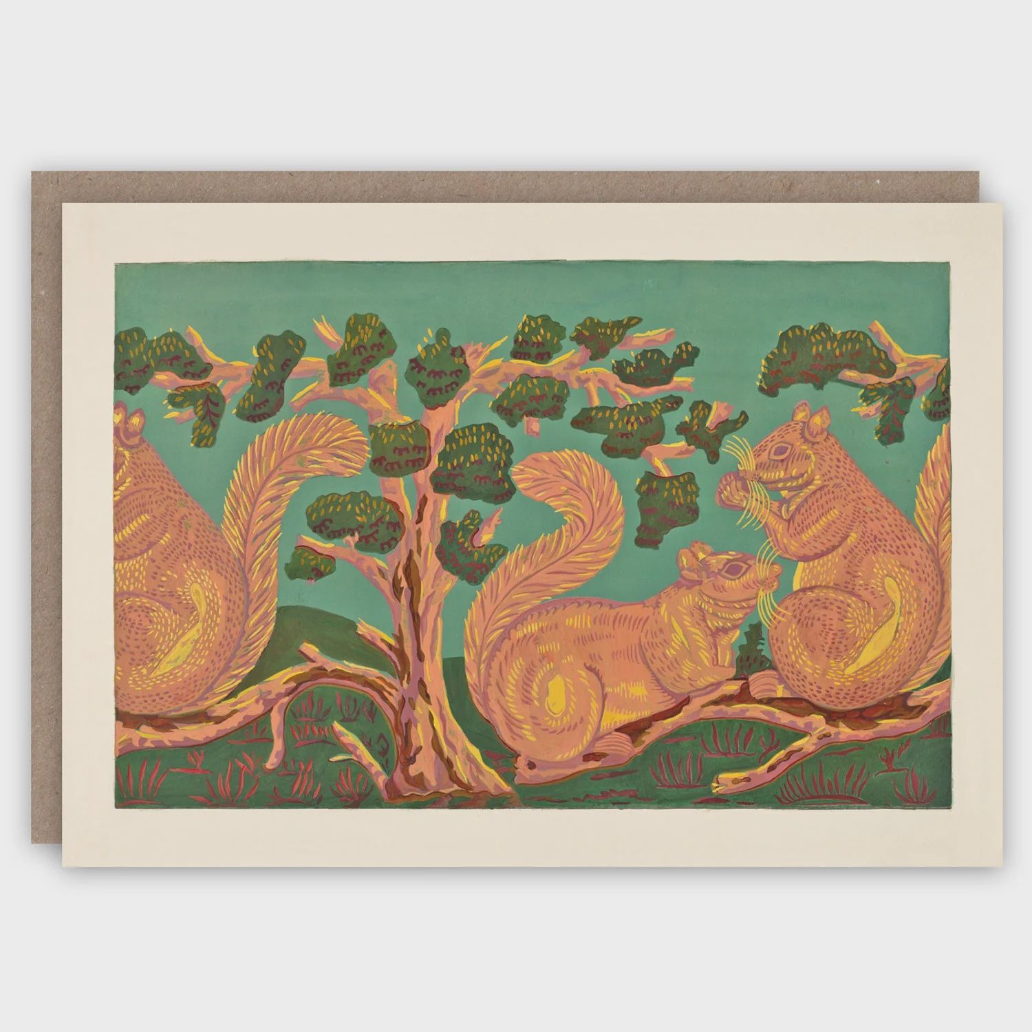 GC Squirrels Greeting Card