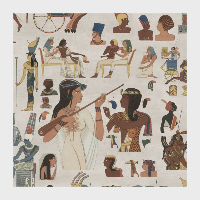 GW Egyptian Art Poster-Wrap