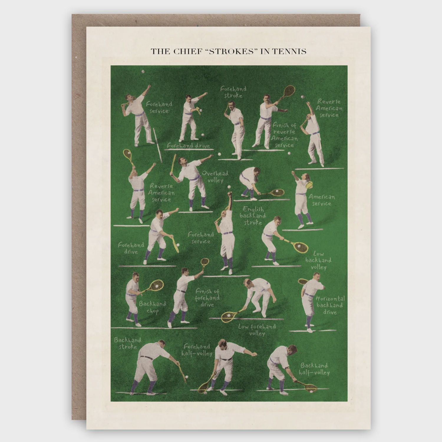 GC Tennis Greeting Card