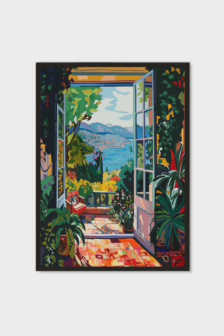 PT Blanchouse Colour Prints, FINISH: Framed, Style: Large Print, Title: View of Home Borderless