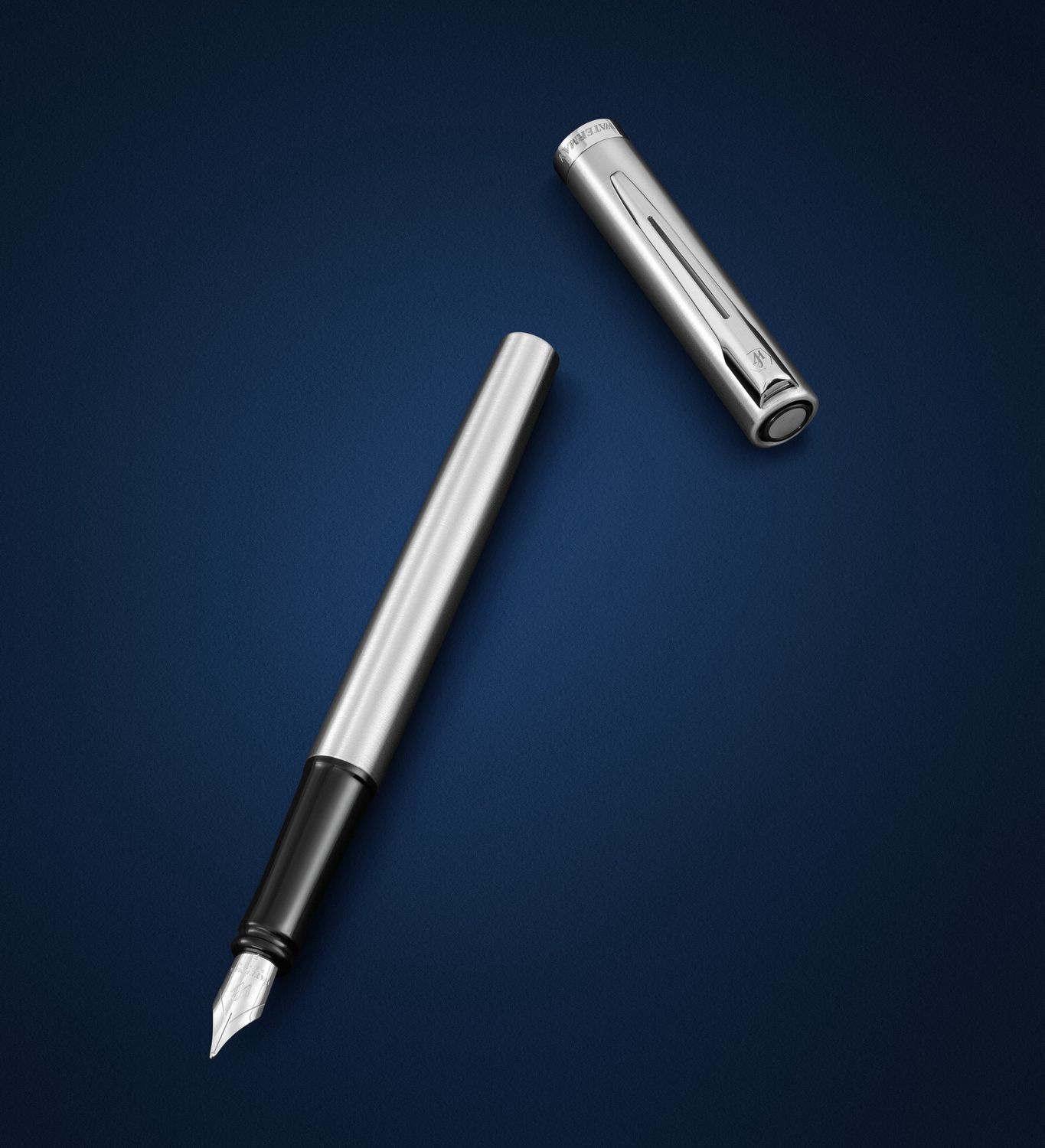 FP Waterman Impression, FINISH: Stainless Steel, NIB: Fine, Trim: Chrome