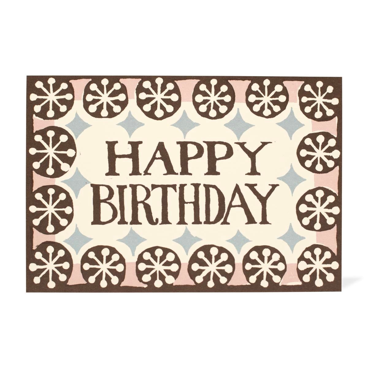 GCB Happy Birthday Coffee, Pink &amp; Sky Blue (PP12)