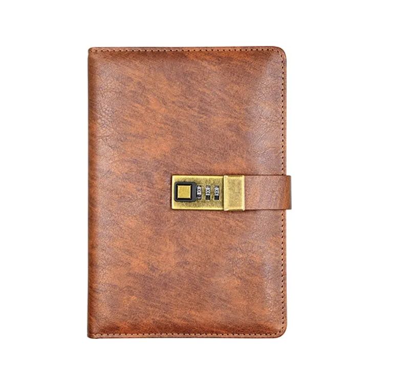 NB Brown Artisan Locking Journal