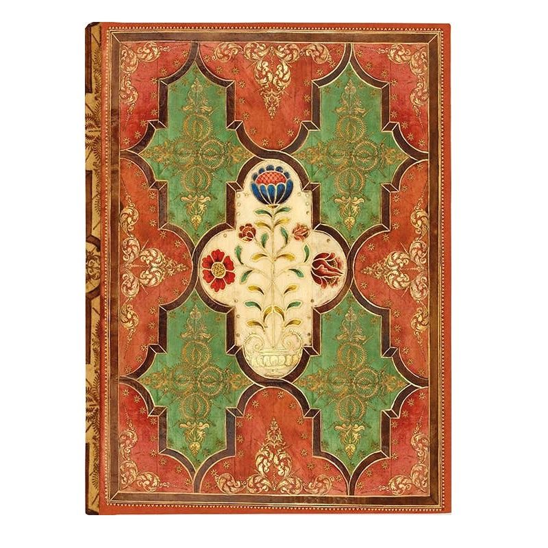 NB Floral Parchment Journal