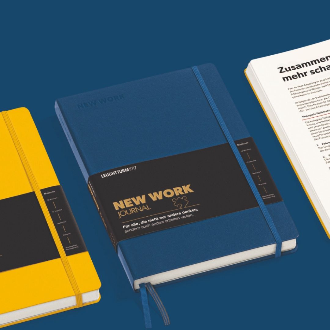 JN Leuchtturm Library of Journals, FINISH: Sunflower, Title: New Work Journal