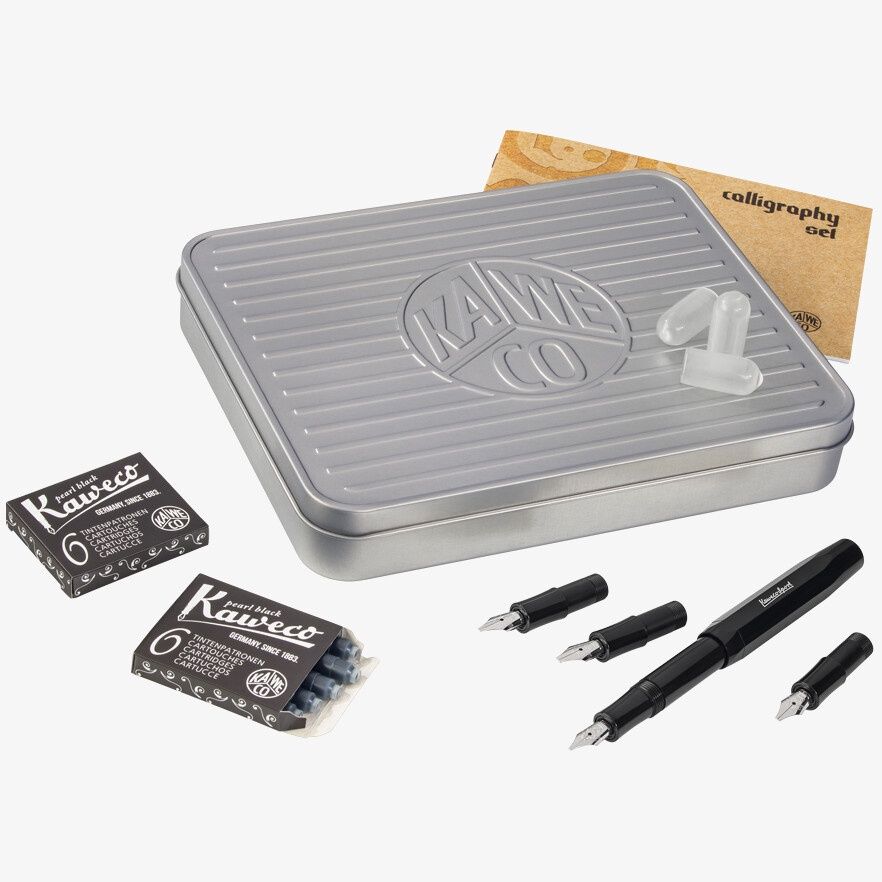 CS Kaweco Skyline Sport Calligraphy Set - Black - Large