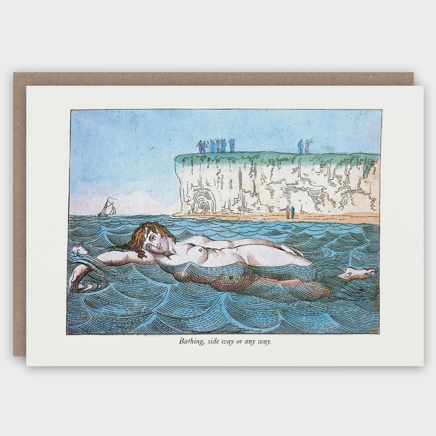 GC Bathing Greeting Card