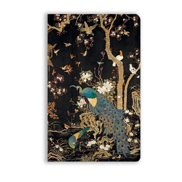 NB Ashmolean Museum: Embroidered Hanging with Peacock (Soft Touch Journal)