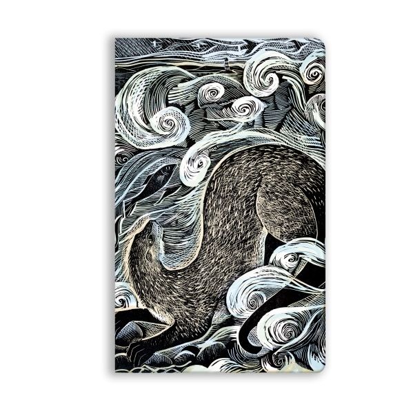 NB Angela Harding: Shetland Otter &amp; Windsong (Foiled Journal)