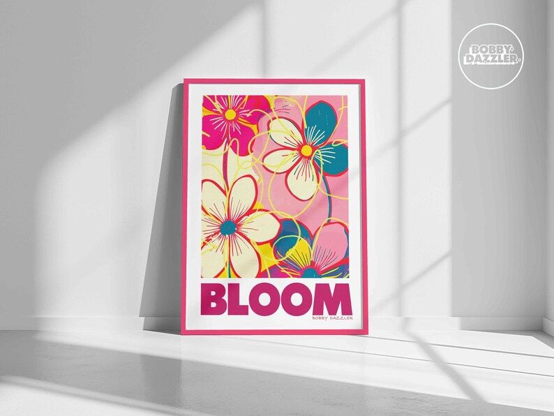 DA Bobby Dazzler Artist, Size: A4, Title: Bloom