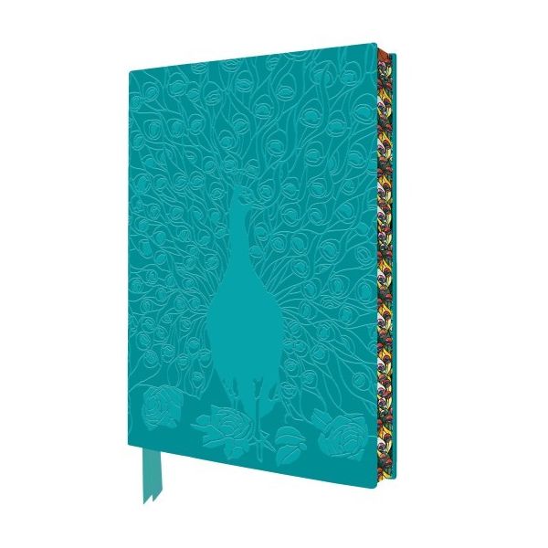 NB Louis Comfort Tiffany: Displaying Peacock Artisan Art Notebook (Lined)