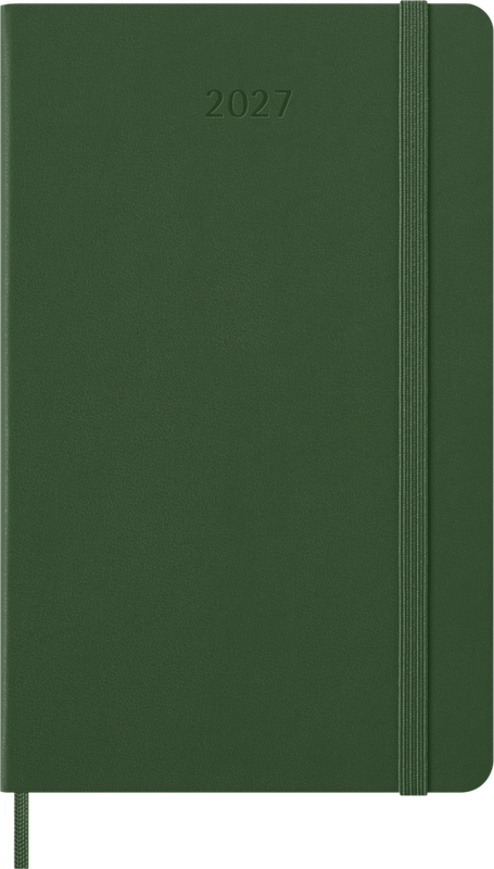 DI 2027 12-Month Weekly Large Hardcover Notebook: Myrtle Green