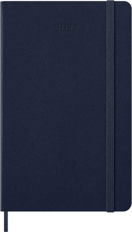 DI 2027 12-Month Weekly Large Hardcover Notebook: Sapphire Blue