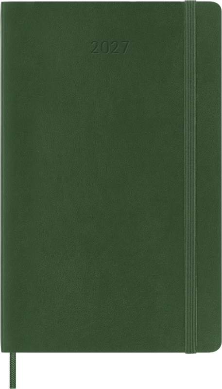 DI 2027 12-Month Weekly Large Softcover Notebook: Myrtle Green