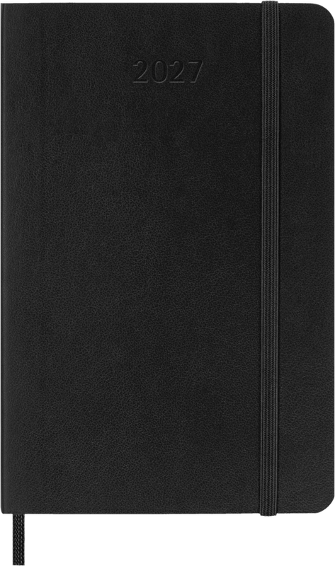 DI 2027 12-Month Daily Pocket Softcover Notebook: Black