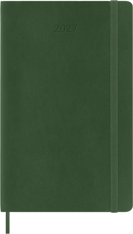 DI 2027 12-Month Daily Large Softcover Notebook: Myrtle Green