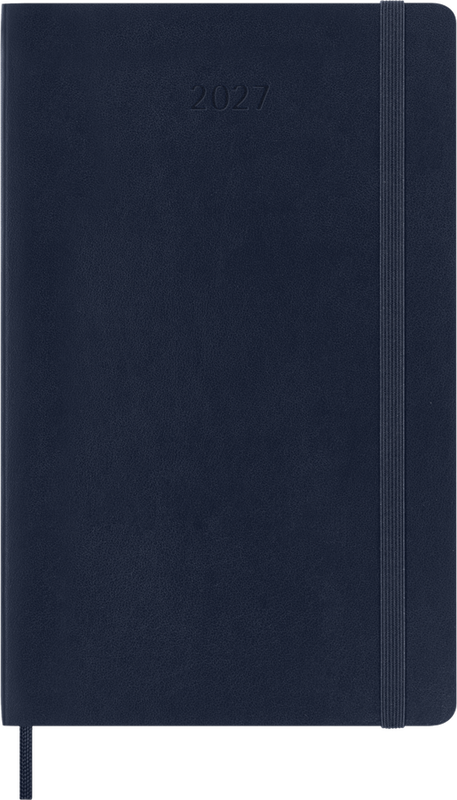 DI 2027 12-Month Daily Large Softcover Notebook: Sapphire Blue