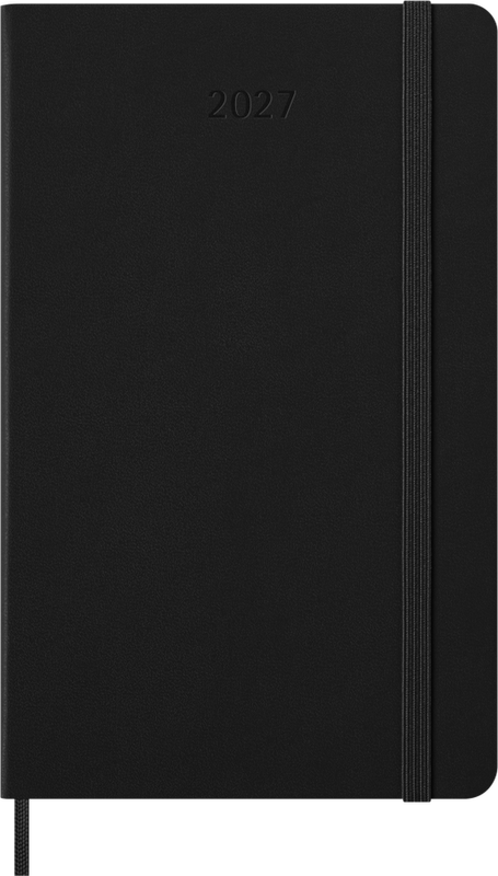 DI 2027 12-Month Weekly Large Hardcover Notebook: Black
