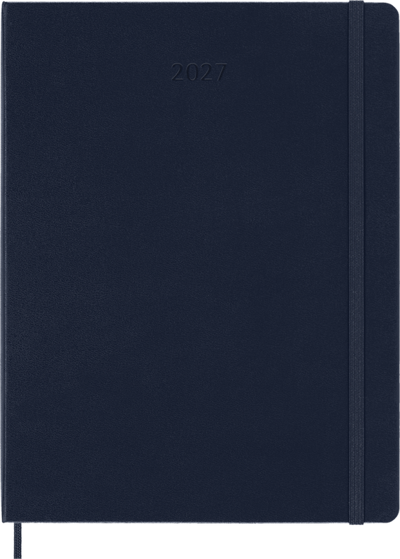 DI 2027 12-Month Weekly XL Hardcover Notebook: Sapphire Blue