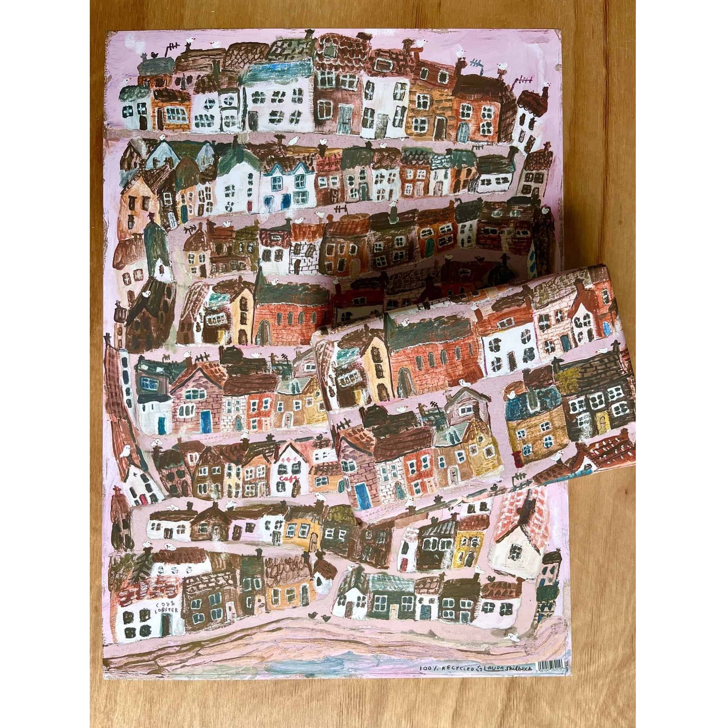 GW Little Houses Gift Wrap