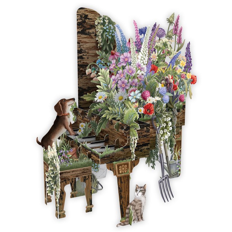 GC Abandoned Grand 3D Pop Up Greetings Card