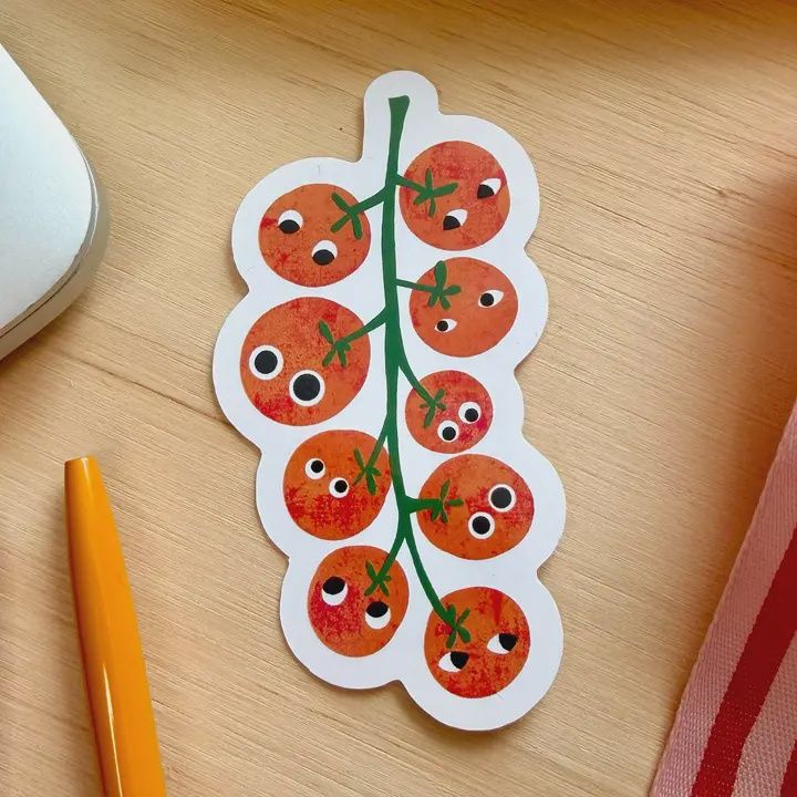 SK Tomato Vinyl Sticker