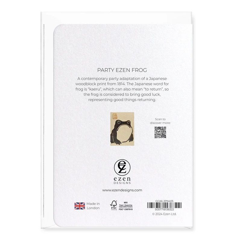 GC Party Ezen Frog Greeting Card