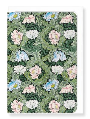 GC Poppies and Acanthus Flowers Greeting Card
