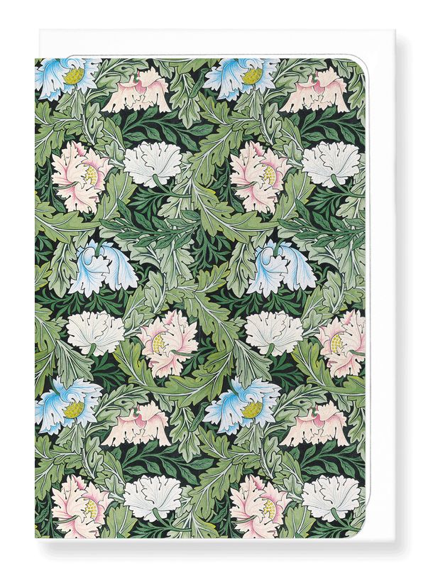 GC Poppies and Acanthus Flowers Greeting Card