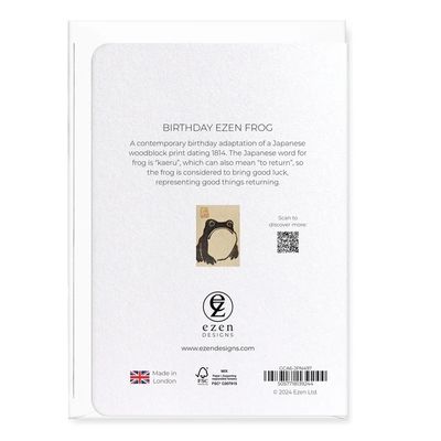 GC Birthday Ezen Frog: Greeting Card