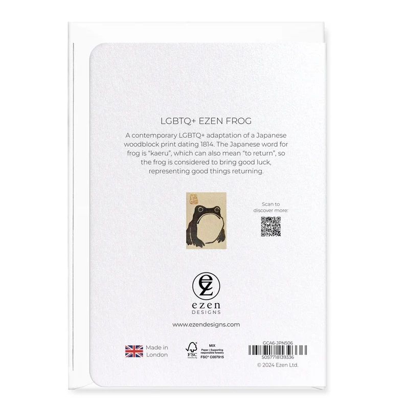 GC LGBTQ+ Ezen Frog Greeting Card