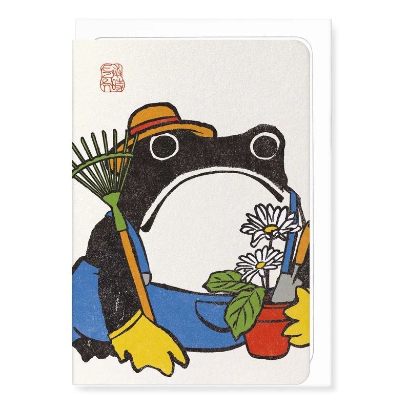 GC Gardener Ezen Frog Greeting Card
