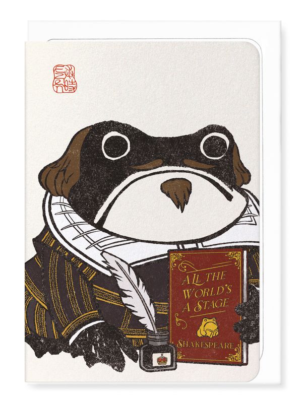 GC Shakespeare Ezen Frog Greeting Card