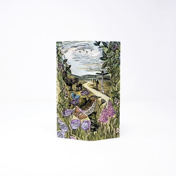 GC Angela Harding Swallows Diaorama Card