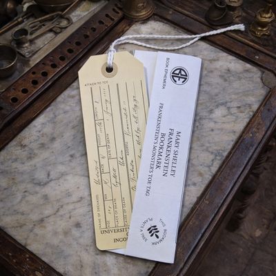 BA Frankenstein's Monsters' Toe Tag Bookmark