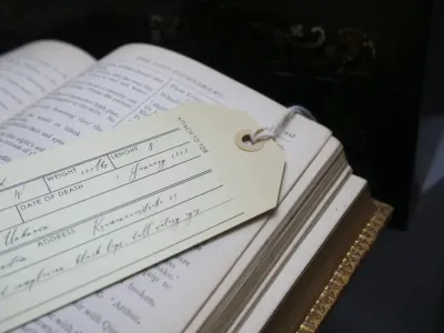 BA Frankenstein's Monsters' Toe Tag Bookmark