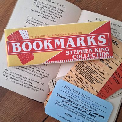 BA Stephen King Bookmark Collection